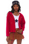 Vintage 90's I.N.C. Faded Red Zipper Hoodie