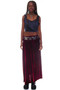 Vintage 90's Witchy Velvet Maxi Skirt