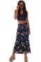 Vintage 90's Floral Maxi Skirt