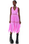 Vintage Y2K Pink Fairy Crochet Halter Dress