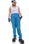 Vintage 90's High-Waisted Blue Jeans