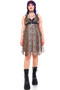 Vintage Y2K RAWR! Mystic Halter Cheetah Dress