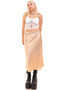 Vintage 90's Champagne Silky Maxi Skirt