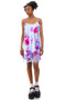 Vintage 90's Silky Floral Slip Mini Dress 1