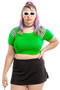 Vintage 90's Night Moves Skort