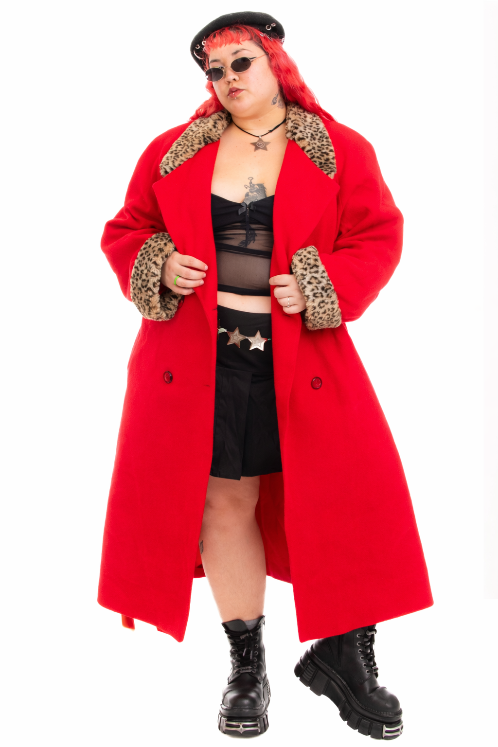 Vintage 80's Mario De Pinto Wool Coat - 2X/3X/4X