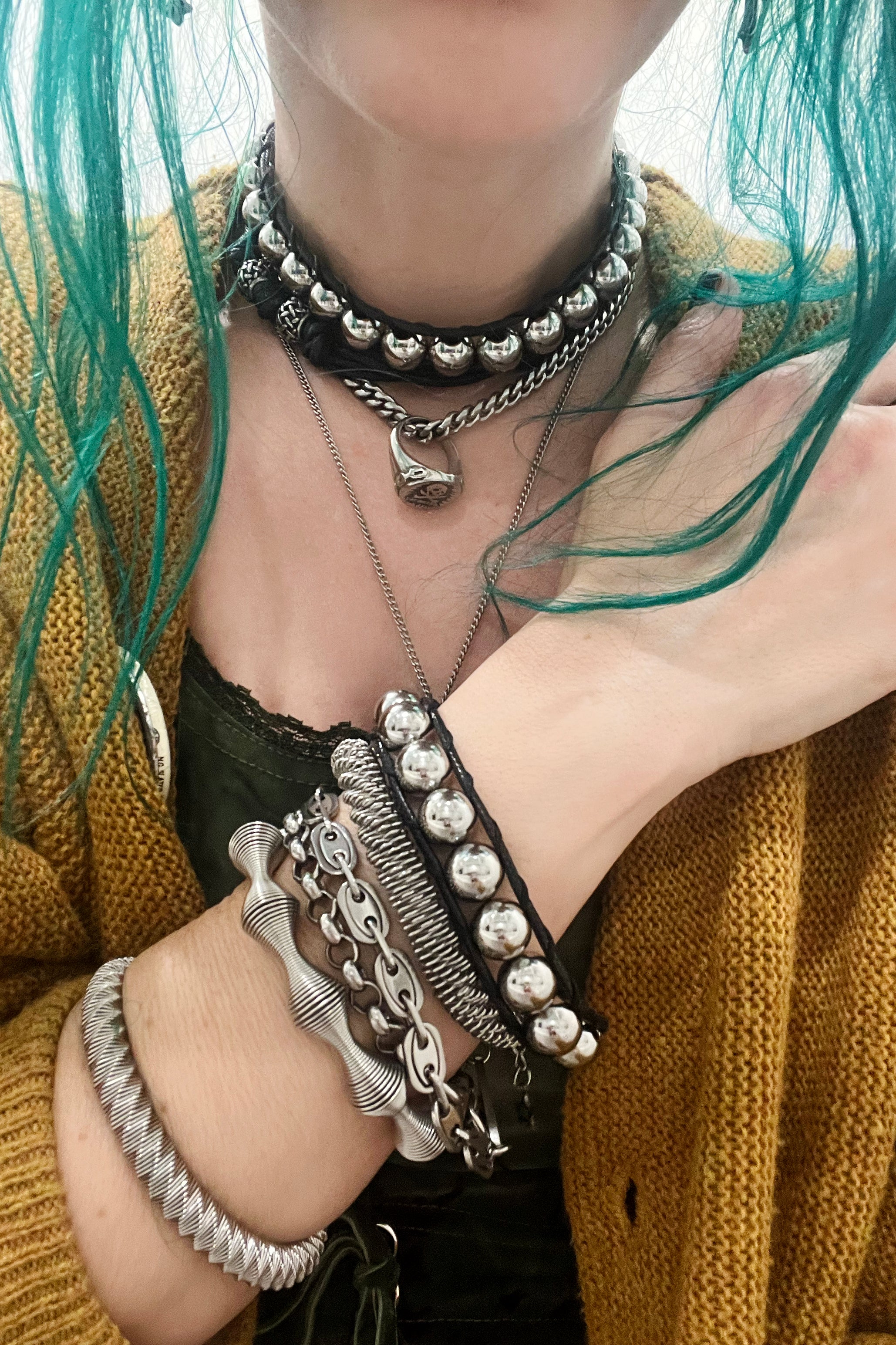 Jumbo Ball Chain Bracelet