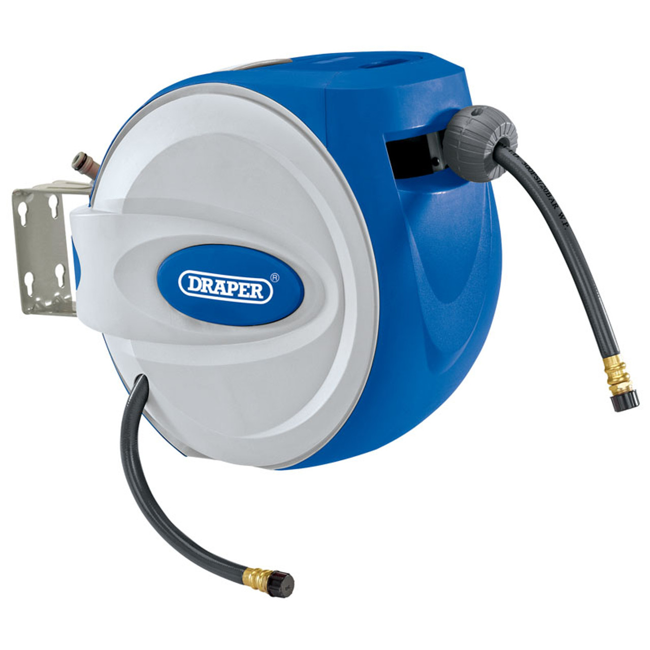 Draper Wall Mounted Retractable Air Hose Reel (10m)