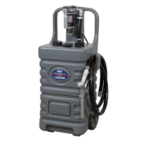 Sealey Mobile Dispensing Tank 55L with Diesel Pump - Grey