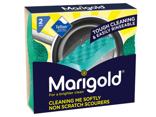 Marigold Cleaning Me Softly Non-Scratch Scourers (Pack 2)