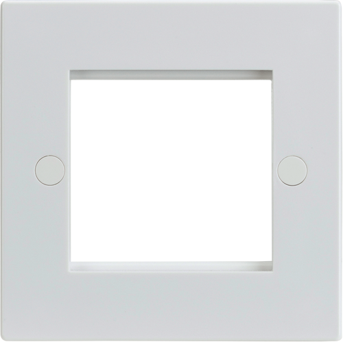 Knightsbridge Standard White 2G Modular Faceplate