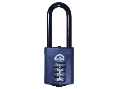 Squire CP50/2.5 Combination Padlock Extra Long Shackle