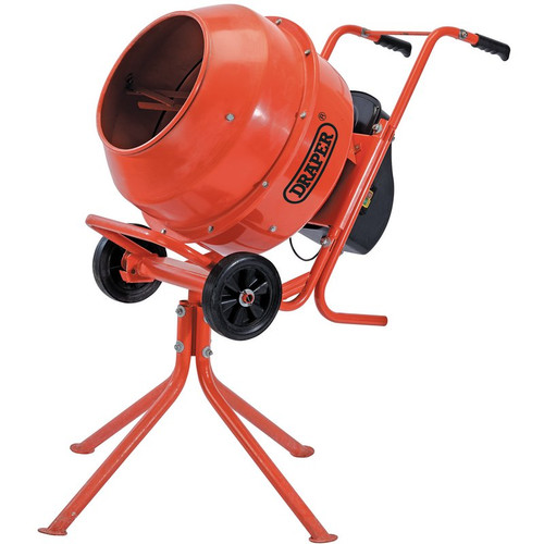 Draper 230v Cement Mixer 160L Drum With Stand