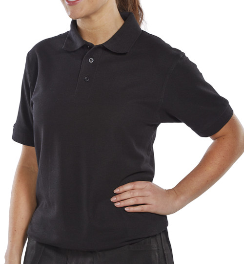 Click Short Sleeved Polo Shirt - Black