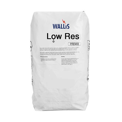 Wallis Low Resistance Earthing Compound Pre Mixed 25kg (Pallet Of 40 Bags)