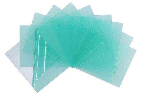 SWP 4.1/2" x 5.1/4" x 1mm Polycarbonate Clear Outer Lens (Pack Of 10)