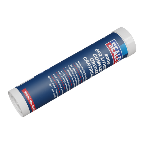 Sealey  EP2 Red Lithium Complex Grease Cartridge 400g (Box Of 12)
