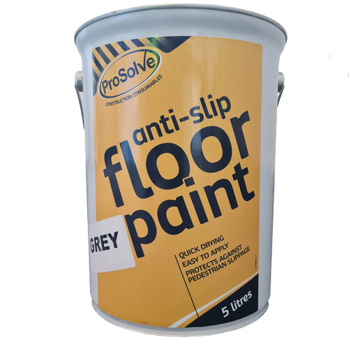 Prosolve Grey Anti-Slip Floor Paint 5 Litre Tin