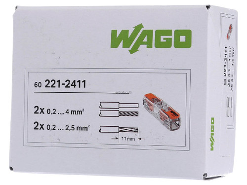 Wago Feed Through Connectors upto 4mm (Box Of 60)