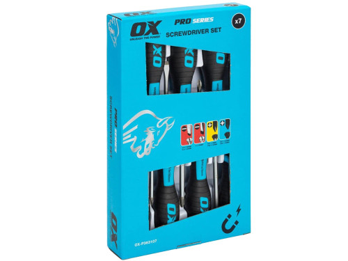 OX Pro 7 Piece Screwdriver Set