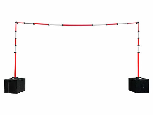 Guardian Goalpost Height Safety Kit With Ballast Block Bases & Solid Bar