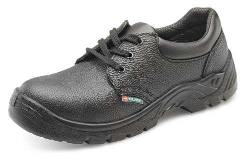 Click Dual Density PU Black Shoe