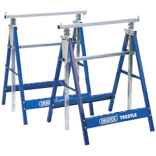 Draper  250kg Telescopic Trestles/Saw Horses (Pair)