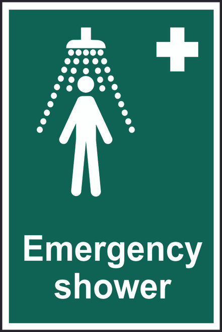 Emergency Shower Sign (200 x 300mm)