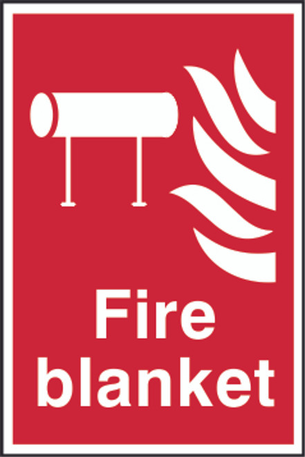 Fire Blanket PVC Sign (300 x 200mm)