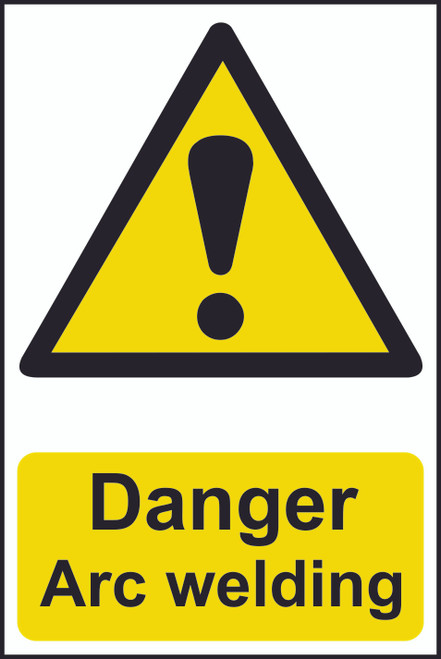 Danger Arc Welding PVC Sign (200 x 300mm)