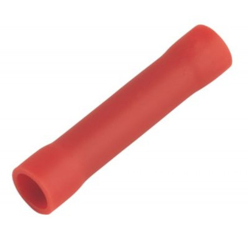 Red Vinyl Butt Crimp (Bag Of 100)