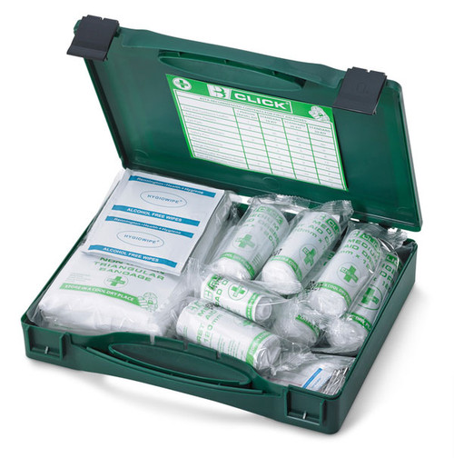 Click 10 Person Boxed First Aid Kit