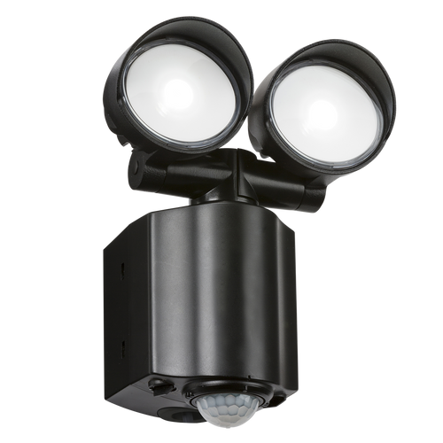 Knightsbridge IP44 2x8W LED Twin Spot Security Light with PIR