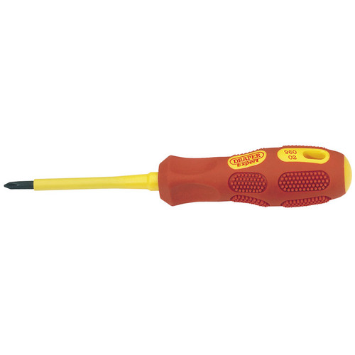 Draper No.2 x 100mm Fully Insulated Phillips Screwdriver