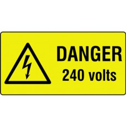 Danger Electrical Labels On Roll 75 x 25mm (250 Per Roll)