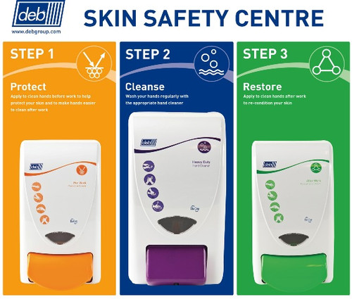 Deb Gritty Foam 3 Step Skin Protection Centre Small