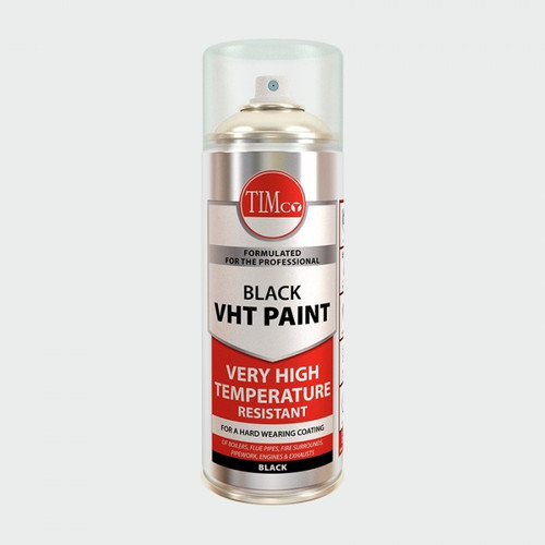 Very High Temperature Spray Paint 380ml - Black