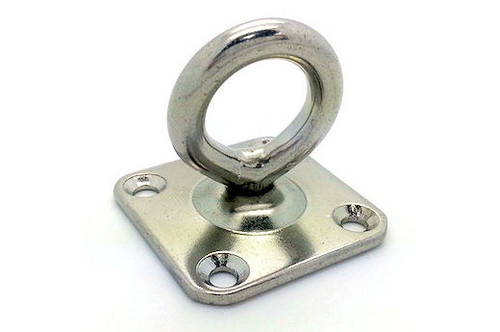 6mm A2 Stainless Steel Swivel Eye Plates (Pack Of 2)