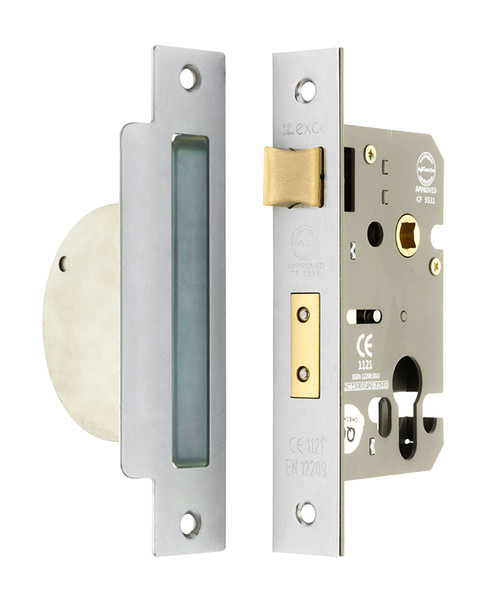 63mm Euro Profile Mortice Sashlock (Case Only)