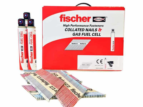 Fischer 3.1 x 90mm Smooth Galv Nail 2200pk + 2 Fuel