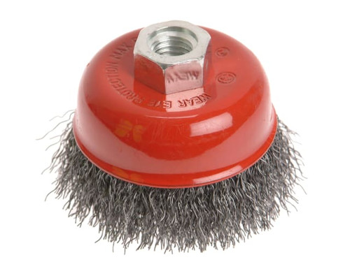 Faithfull Wire Cup Brush 75mm x M14 x 2 0.30mm