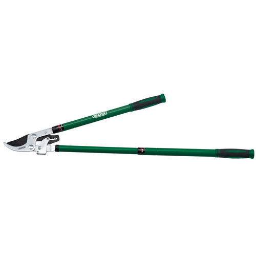 Draper Telescopic Ratchet Action Bypass Loppers With Steel Handles