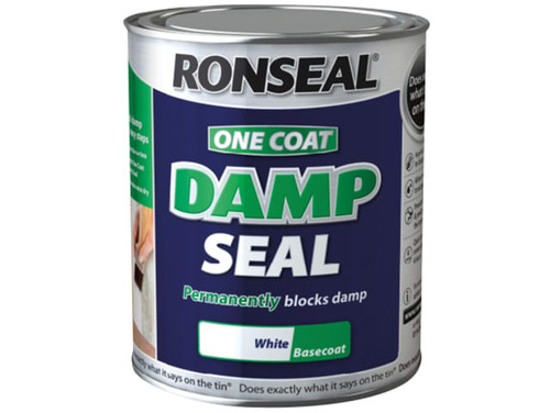 Ronseal One Coat Damp Seal White 750ml