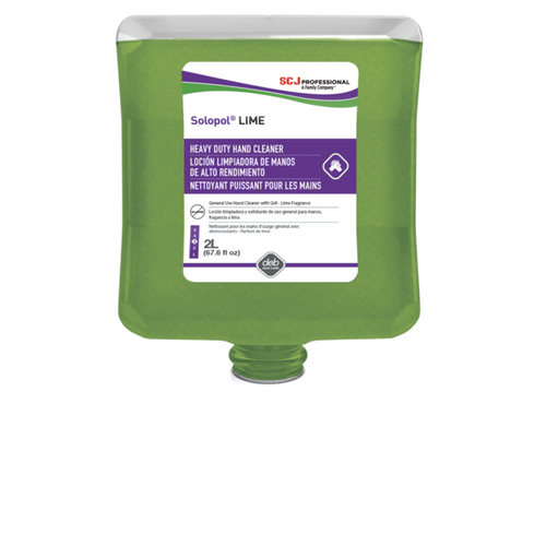 Deb Solopol Lime Hand Cleanser 2 Litre Cartridge