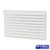 White Plastic Louvre Vent With Flyscreen