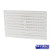 White Plastic Louvre Vent With Flyscreen