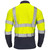 Supertouch 2 Tone Hi-Vis Yellow/Navy Long Sleeve Polo Shirt