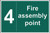 Numbered Fire Assembly Point Sign (300 x 200mm)
