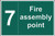 Numbered Fire Assembly Point Sign (300 x 200mm)