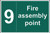 Numbered Fire Assembly Point Sign (300 x 200mm)
